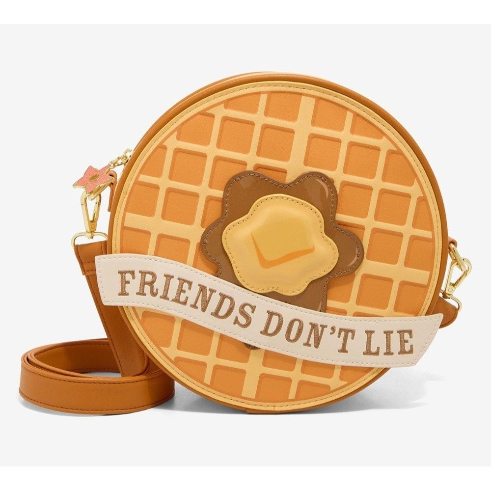 Loungefly Netflix Stranger Things "Friends Dont Lie Waffle Scented Crossbody Bag